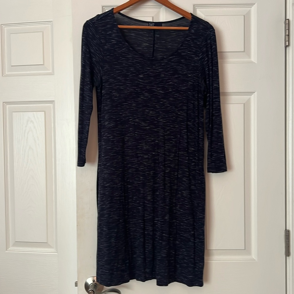 Gap jersey speckled navy dress size small